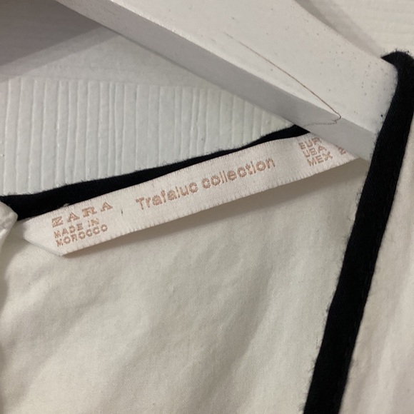 Zara Trafaluc Collection sleeveless peplum top with waist tie size XS - Picture 2 of 4